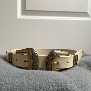 NWOT Anthropologie double buckle belt